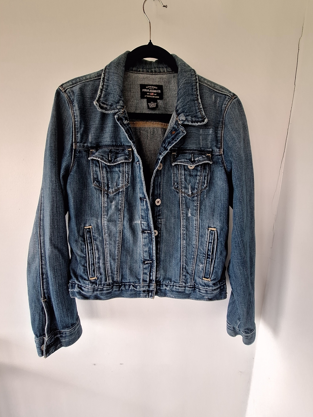 Vintage Ralph Lauren Polo Jeans Co Denim Jacket Women’s XL 90s